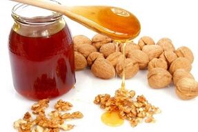 Honey with nuts for potency