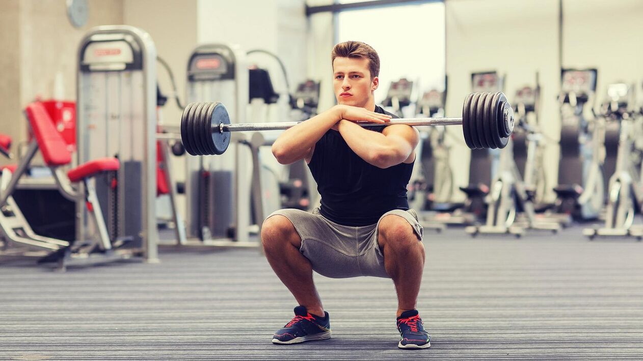 Squats to increase potency after